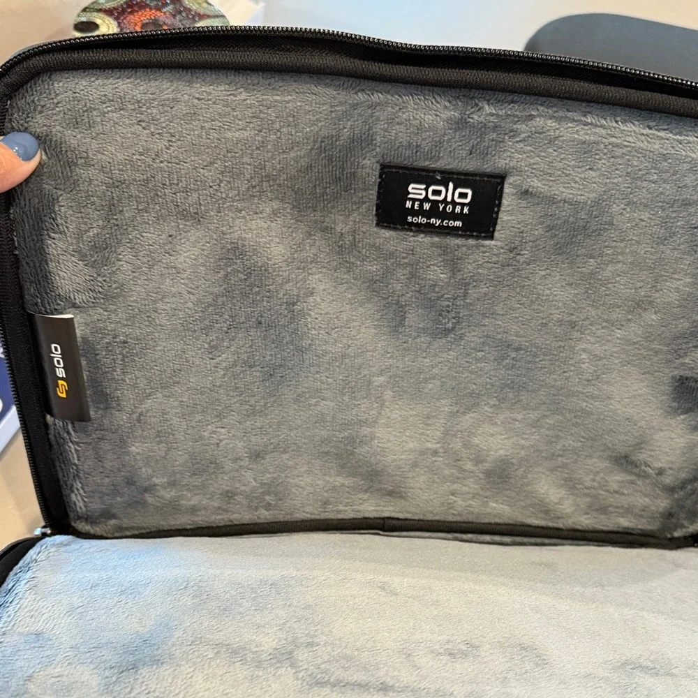 Solo Black Tablet Sleeve and travel bag with TikTok Design